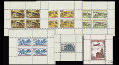 6 Airmail blocks France...