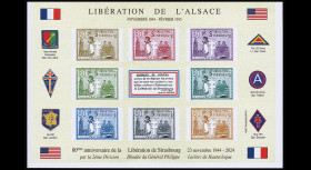 BLOCK Imperf labels FRANCE...